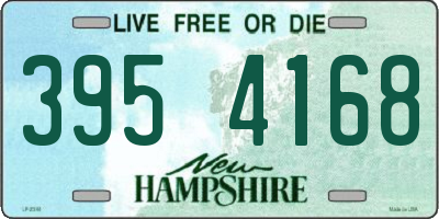NH license plate 3954168