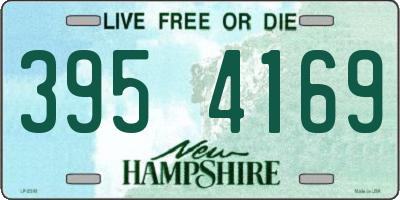NH license plate 3954169