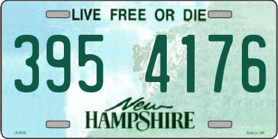 NH license plate 3954176