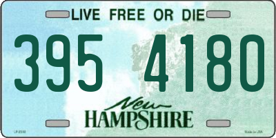 NH license plate 3954180