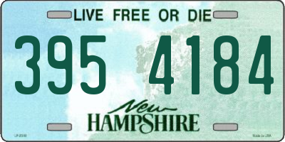 NH license plate 3954184