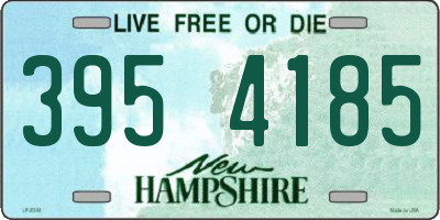 NH license plate 3954185