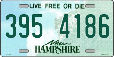 NH license plate 3954186