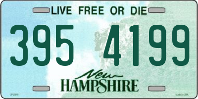 NH license plate 3954199