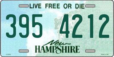 NH license plate 3954212