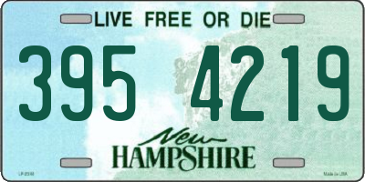 NH license plate 3954219
