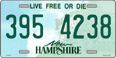 NH license plate 3954238