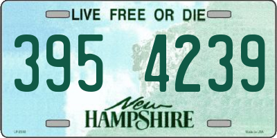 NH license plate 3954239