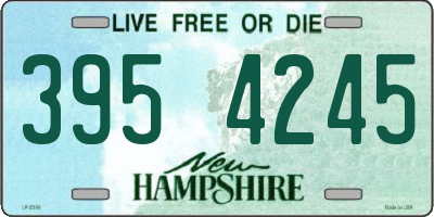 NH license plate 3954245