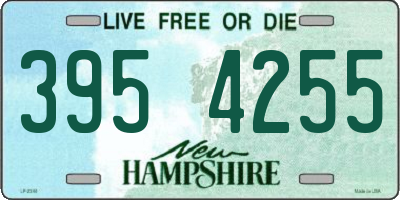 NH license plate 3954255