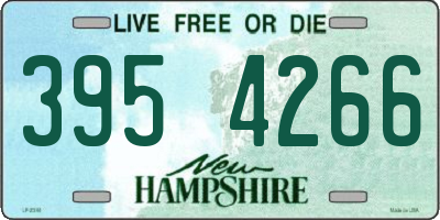 NH license plate 3954266