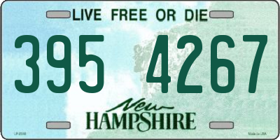 NH license plate 3954267