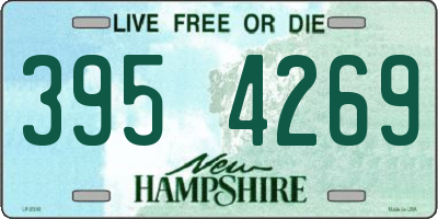 NH license plate 3954269