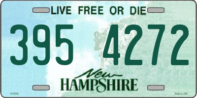 NH license plate 3954272