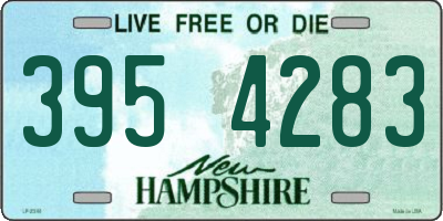 NH license plate 3954283