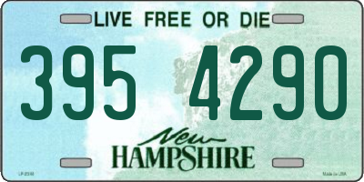 NH license plate 3954290