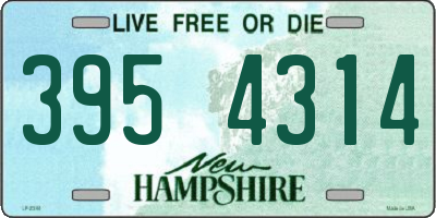 NH license plate 3954314