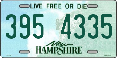 NH license plate 3954335