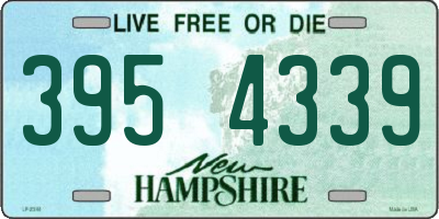 NH license plate 3954339