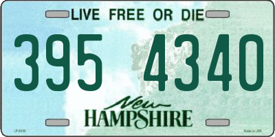 NH license plate 3954340