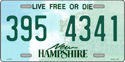 NH license plate 3954341