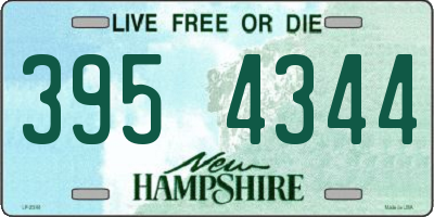 NH license plate 3954344