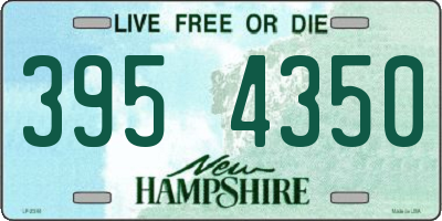 NH license plate 3954350
