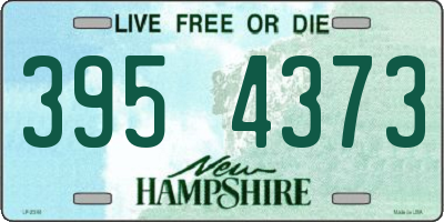 NH license plate 3954373