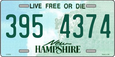 NH license plate 3954374