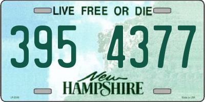 NH license plate 3954377