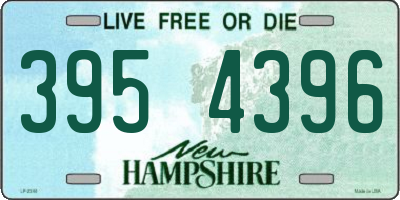 NH license plate 3954396
