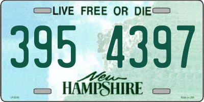 NH license plate 3954397