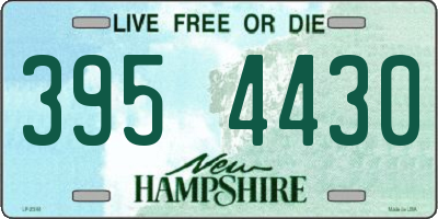 NH license plate 3954430