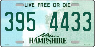 NH license plate 3954433