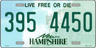 NH license plate 3954450