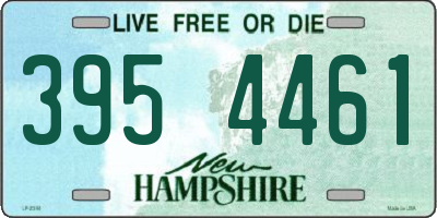 NH license plate 3954461