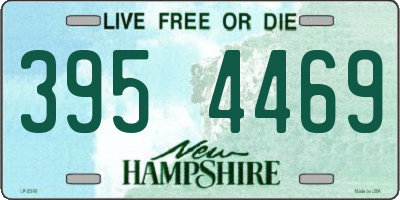 NH license plate 3954469