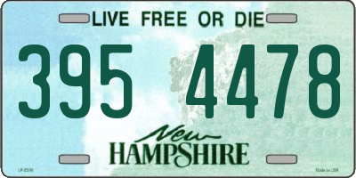 NH license plate 3954478