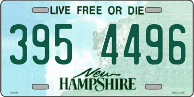 NH license plate 3954496