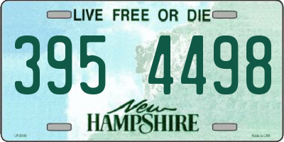 NH license plate 3954498