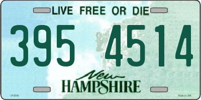 NH license plate 3954514