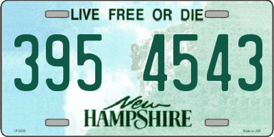 NH license plate 3954543