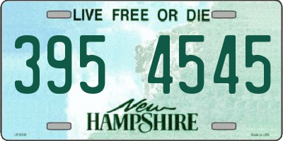NH license plate 3954545