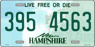 NH license plate 3954563
