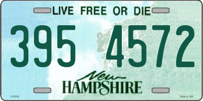 NH license plate 3954572