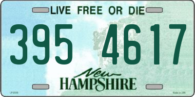 NH license plate 3954617
