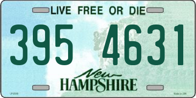 NH license plate 3954631