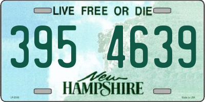 NH license plate 3954639