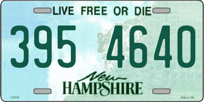 NH license plate 3954640