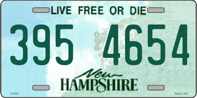 NH license plate 3954654